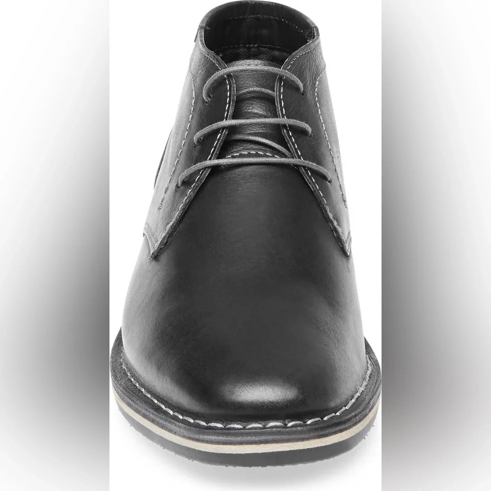 Steve Madden Harken Chukka Leather Ankle Boots Sz 7.5 BNWOB